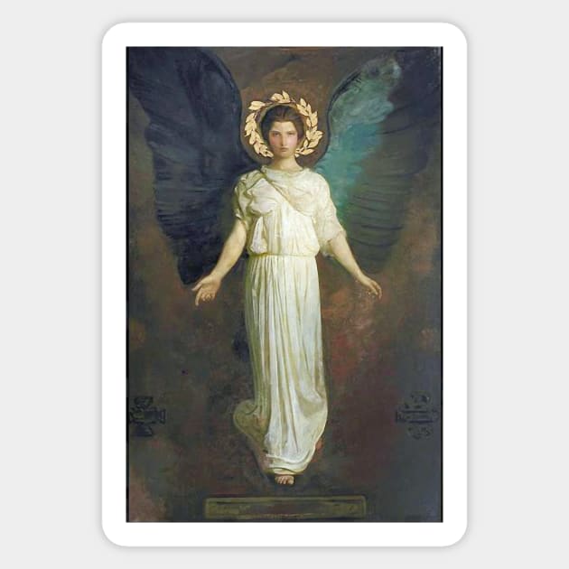 Angel of the Annunciation 109 Sticker by hispanicworld